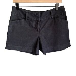 Ann Taylor | Signature Modern Shorts Cotton
Dark Blue Flat Front Woman’s Sz 4